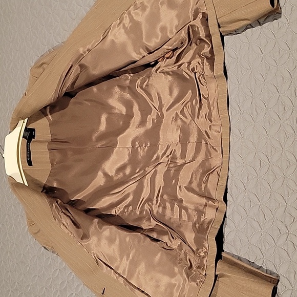 CITY unltd Brown Stripe Blazer, Size 4 - Picture 4 of 5